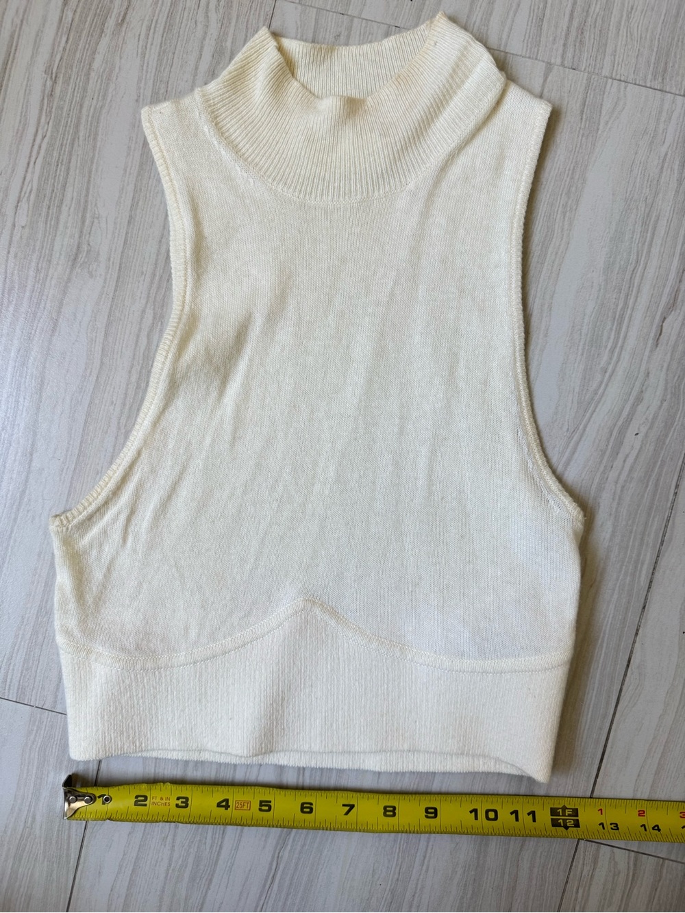 Jonathan Simkhai Ivory Turtleneck Sweater